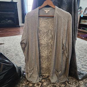 Half-Sleeve Cardigan and Blouse